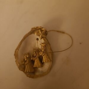 Three Wiseman Shell Ornament